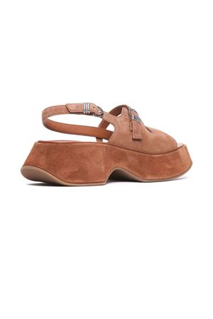 Brown suede leather sandals VIC MATIE' | 1G3260DE02X050316